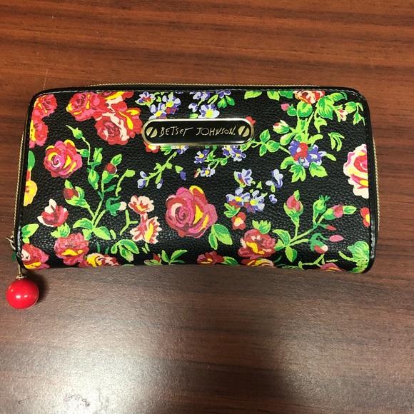 Betsey Johnson Handbags - Floral Betsy Johnson Wallet